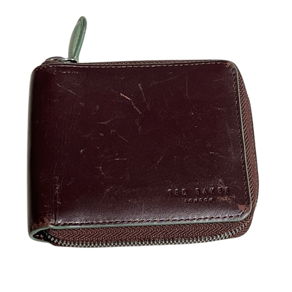 TED BAKER Zip Around Leather Wallet